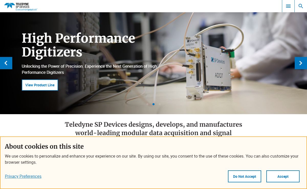 Teledyne SP Devices - Everywhereyoulook!