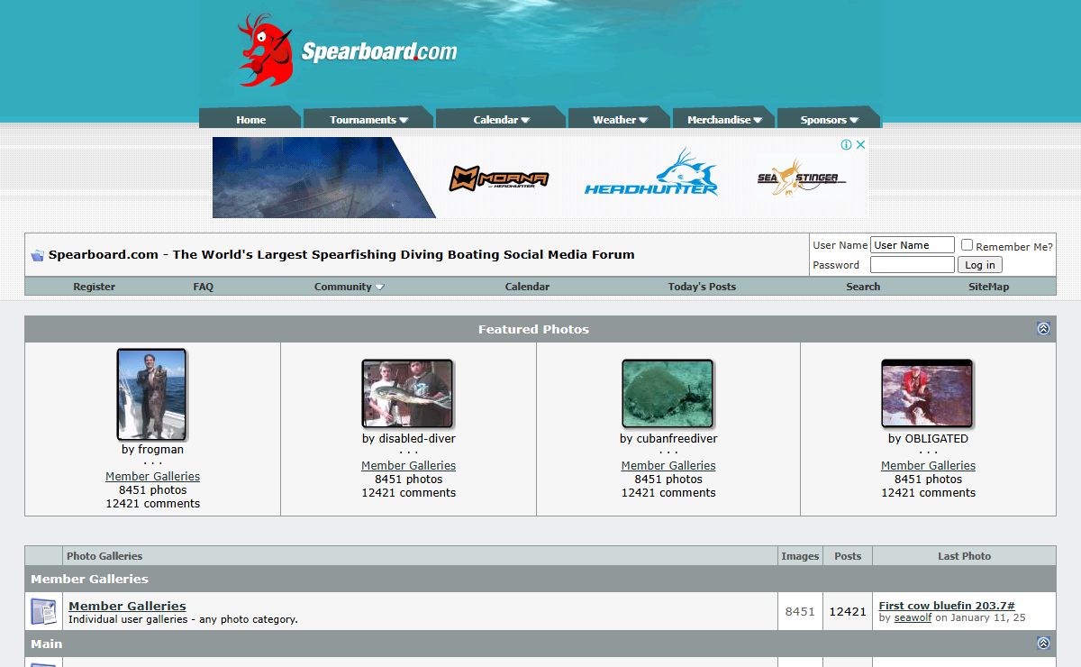Spearboard.com - The World's Largest Spearfishing Diving Boating Social Media Forum - Powered by vBulletin