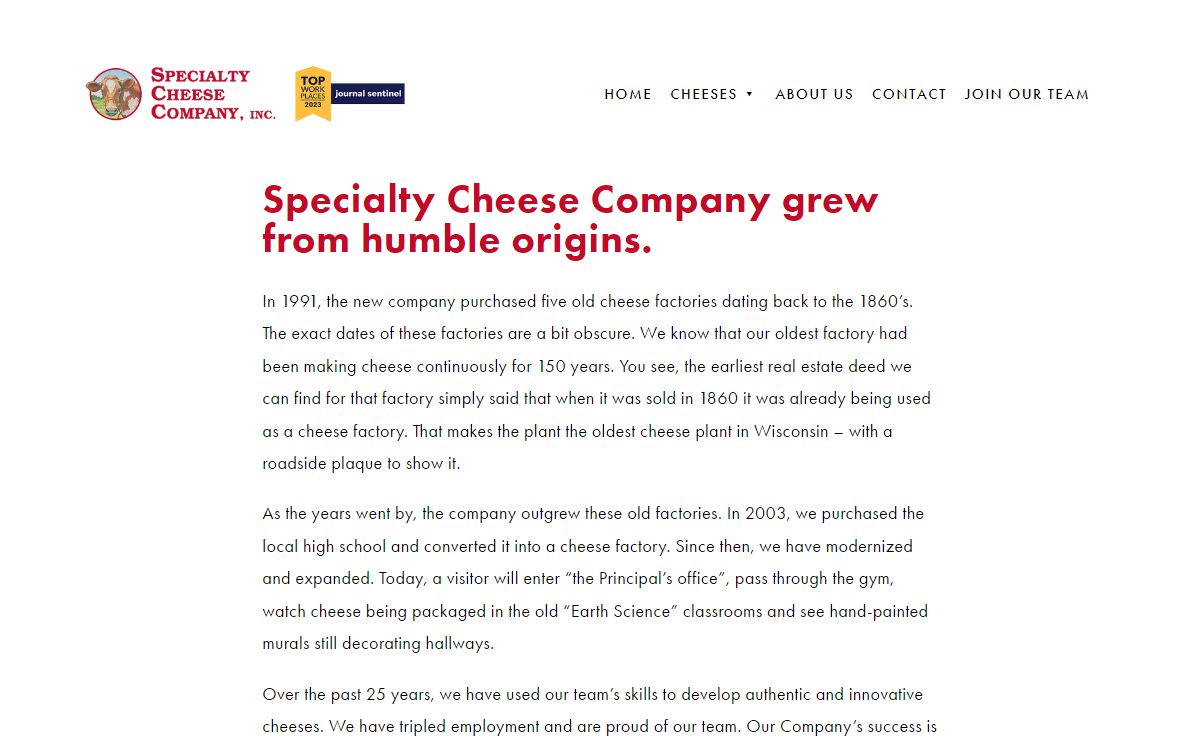 Specialty Cheese