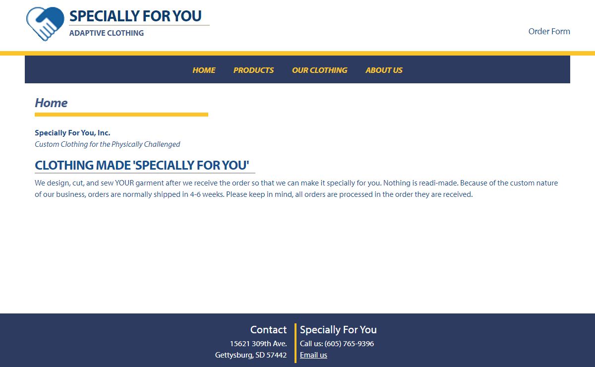 Specially For You, Inc. | Custom Clothing in Gettysburg, South Dakota