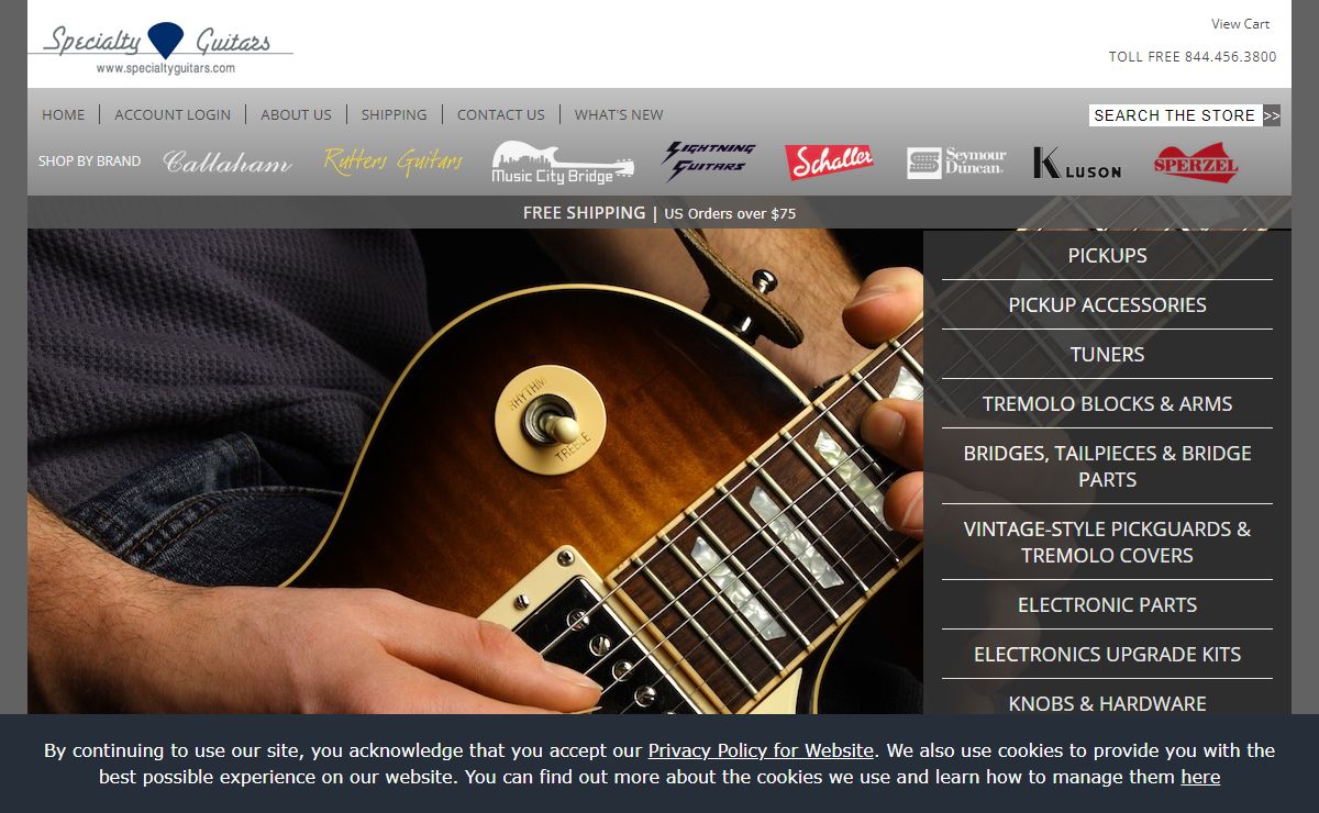 Guitar Parts & Accessories | Specialty Guitars | Free Shipping over $75