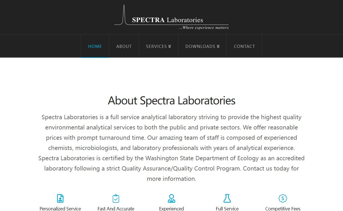 Spectra Laboratories | where experience matters