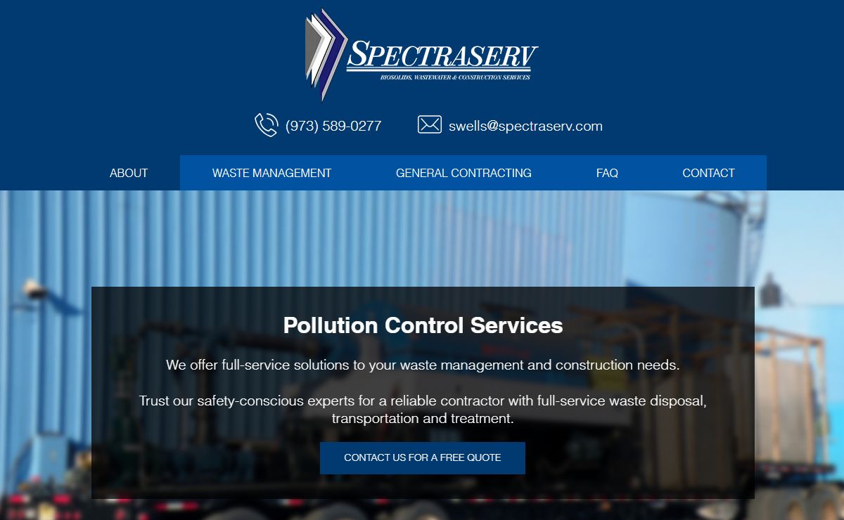 Spectraserv, Inc. | Pollution Control Services | Kearny, NJ