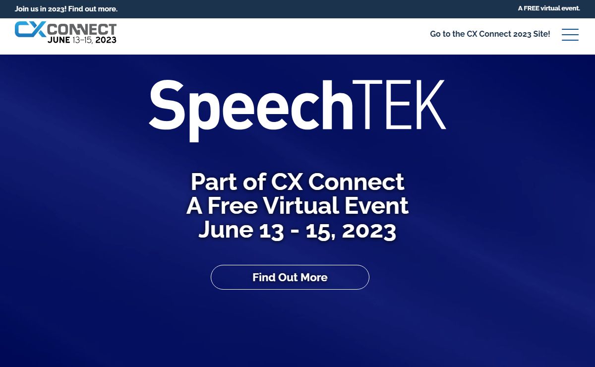SpeechTEK, a part of CX Connect 2023