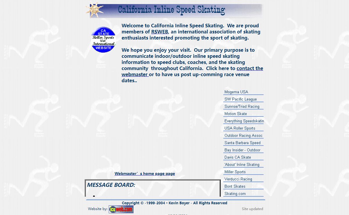 California Inline Speed Skating