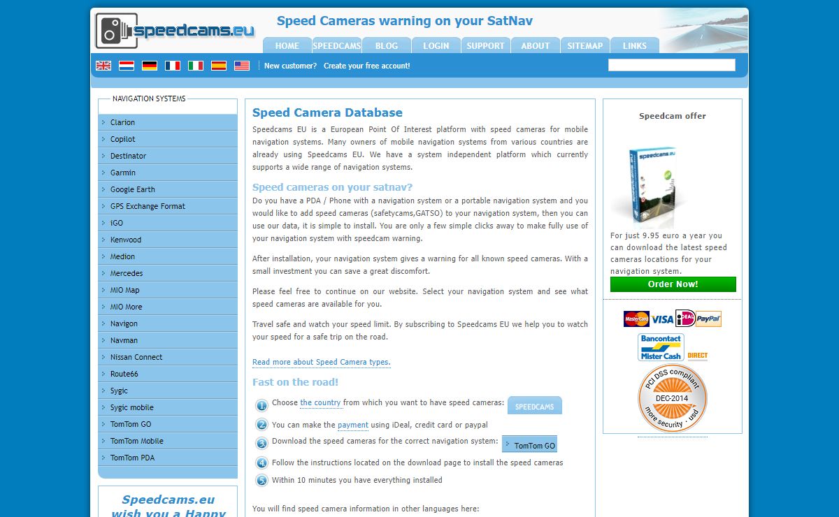 Speed Camera Database | Speedcam Locations | Navigation systems