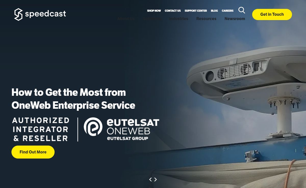 Reliable Satellite Communications Service Provider | Speedcast