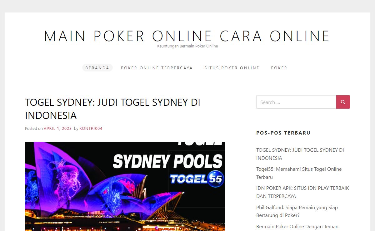Main Poker Online Dengan cara Online