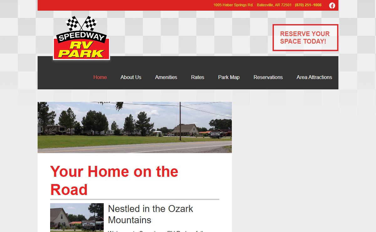 Your Home on the Road - Speedway RV Park