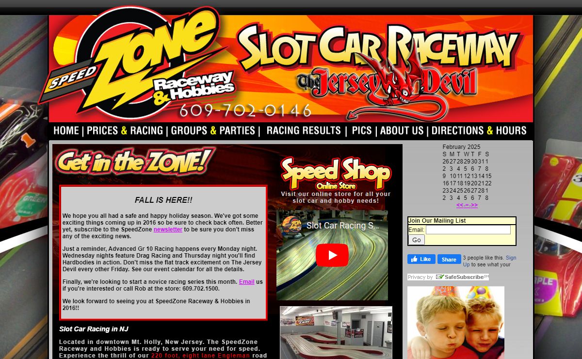 Slot Car Racing NJ|Slot Car Birthday Parties|Drag Racing Slot Cars|SpeedZoneNJ