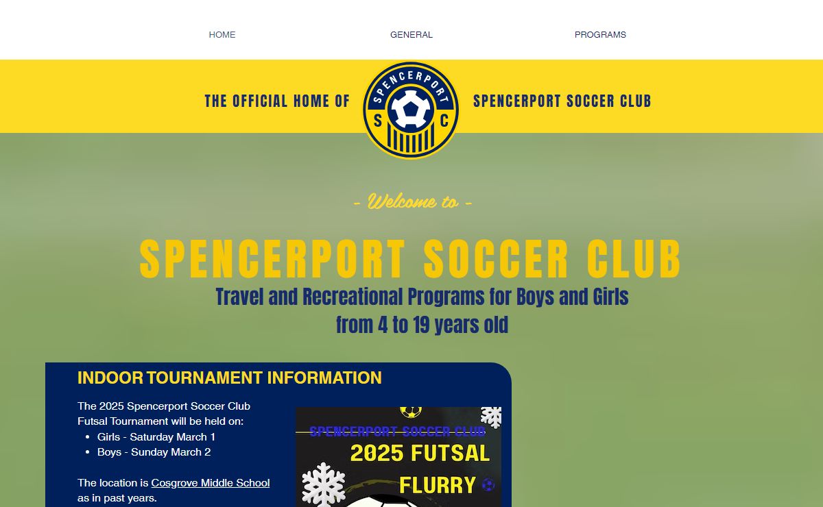 HOME | Spencerport SC