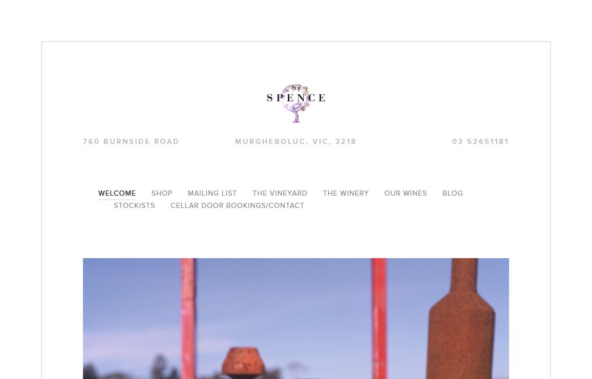 Spence Wines a family winery in Geelong