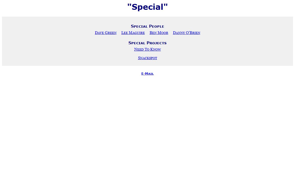 Special Projects