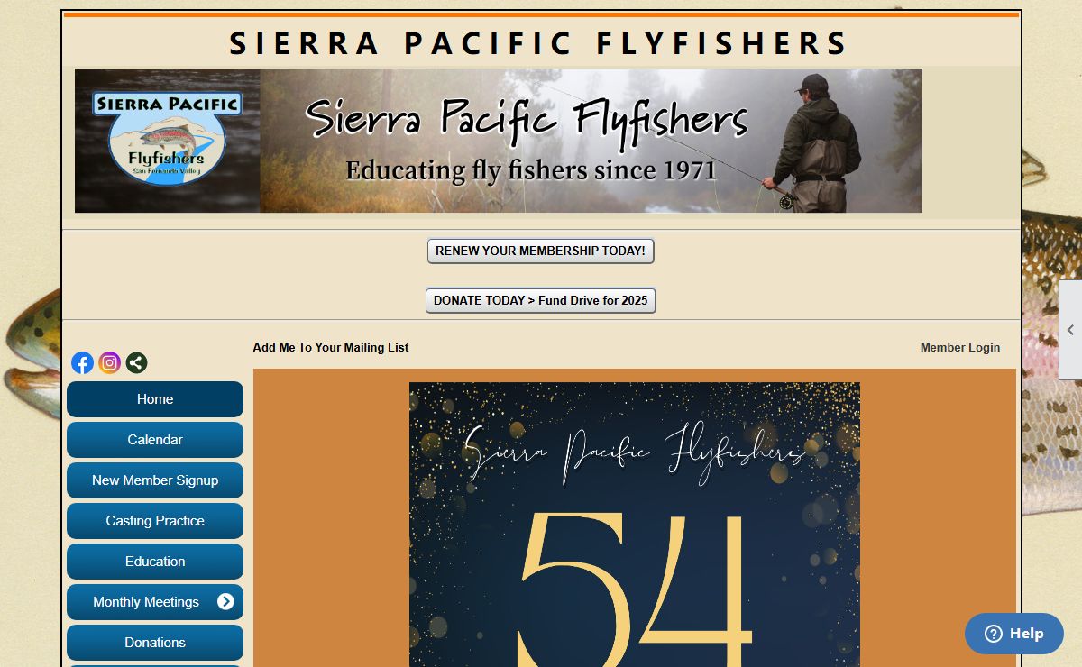 Home - Sierra Pacific FlyFishers