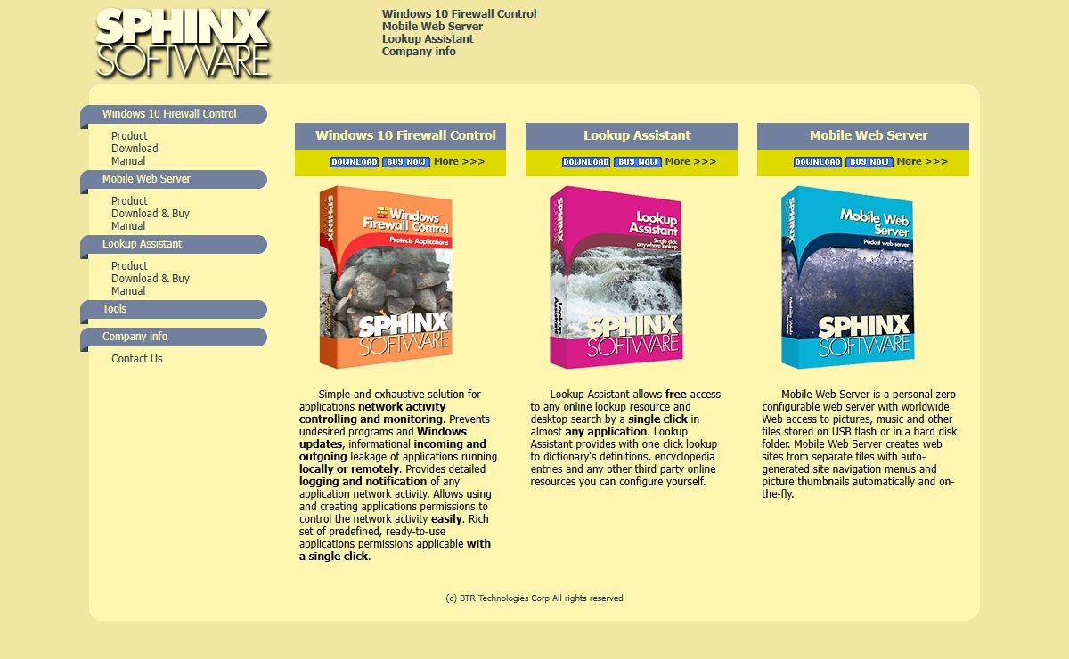 : Sphinx Software