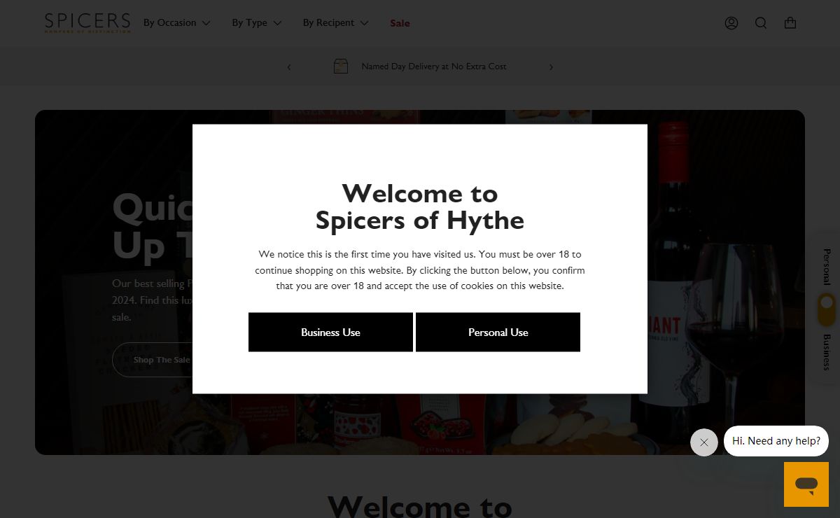 Spicers of Hythe: Luxury Gift Hampers - Food Baskets & Hampers