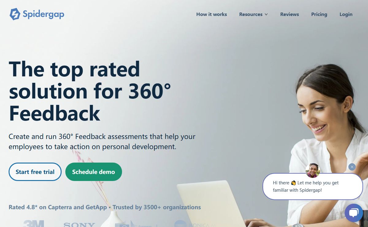 Top Rated 360 Degree Feedback Software | Spidergap
