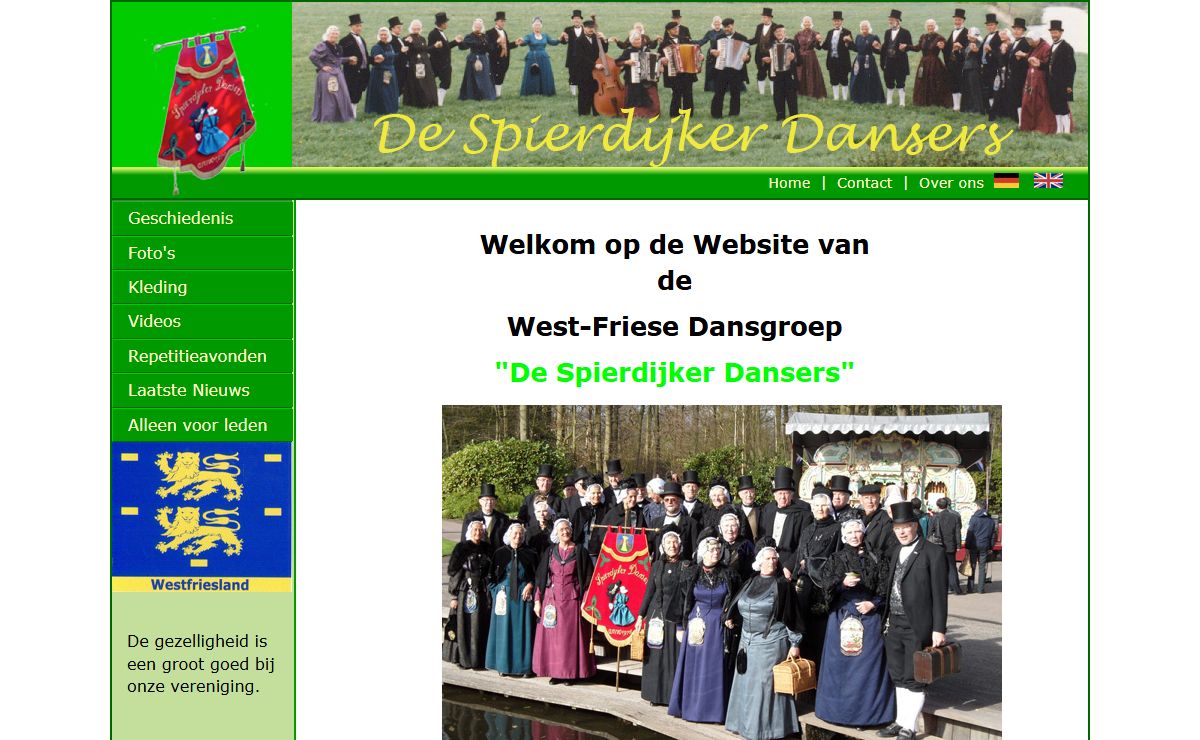 Spierdijker dansgroep - Welkom