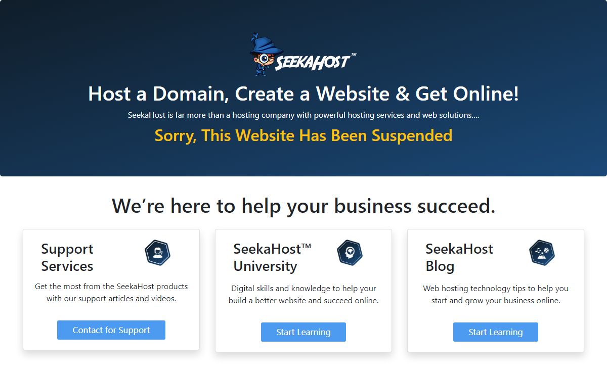 SeekaHost | Default Page