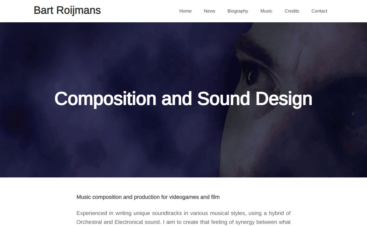 Bart Roijmans – Composition and Sound Design