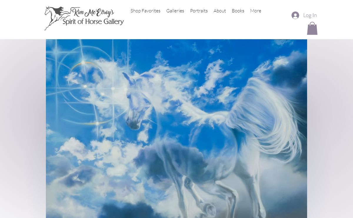 Official Home of Equine Artist, Kim McElroy | Spirit of Horse Gallery