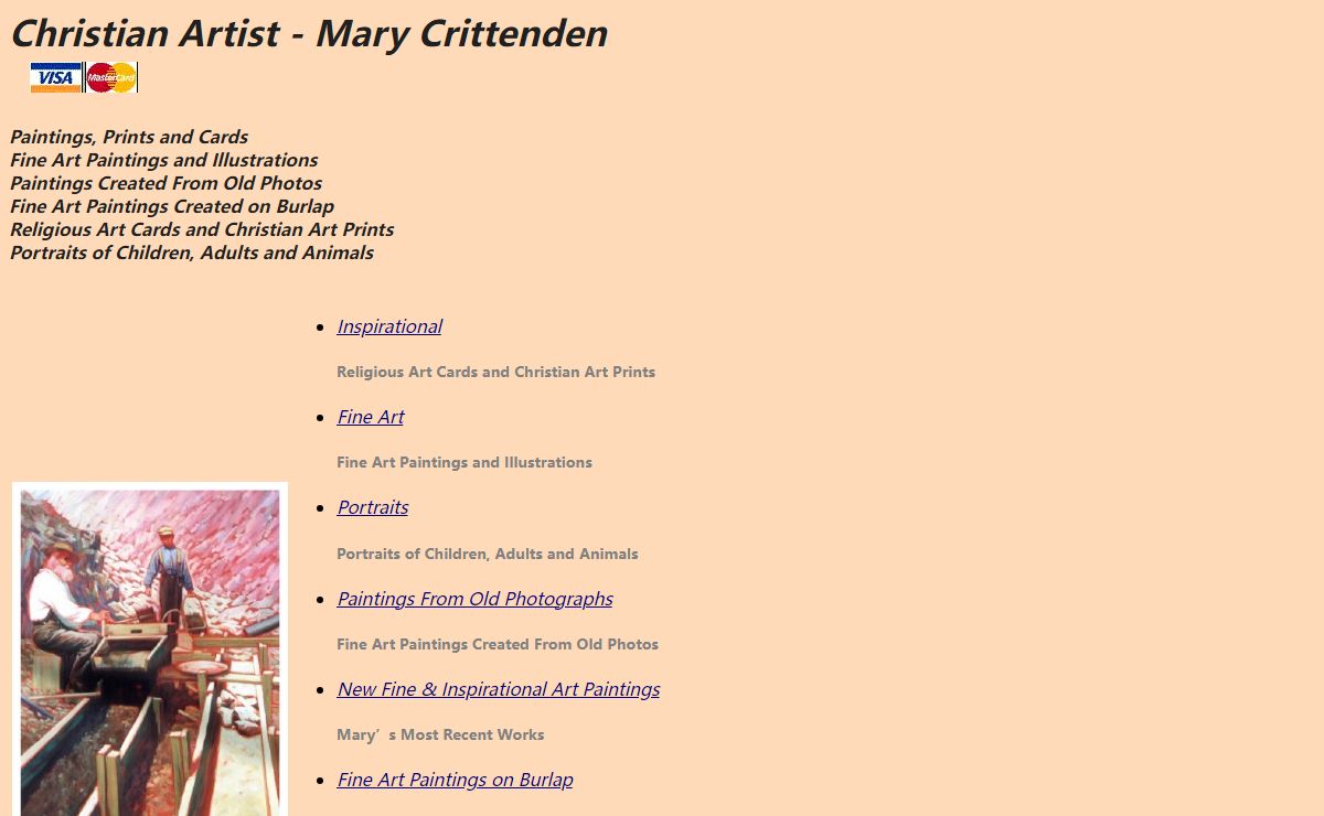 Inspirational, Religious Art Prints & Cards, Portrait Art by Mary Crittenden - Christian Artist