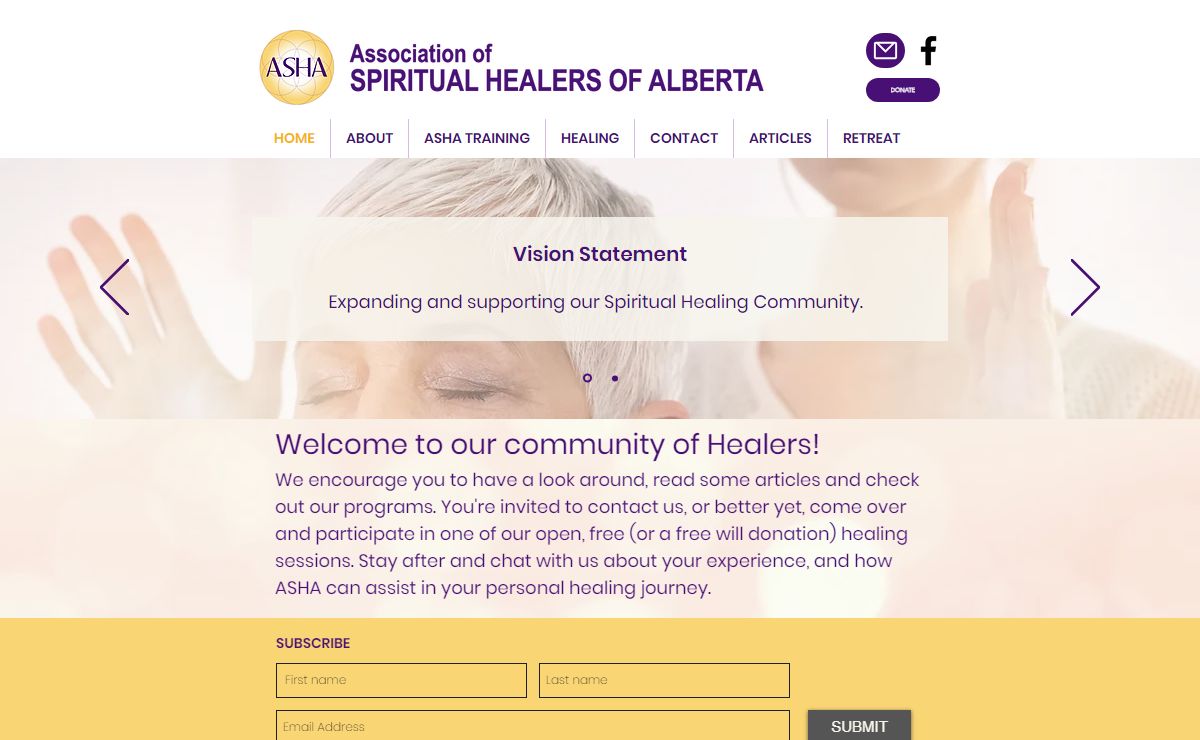 Home | Association of Spiritual Healers of Alberta