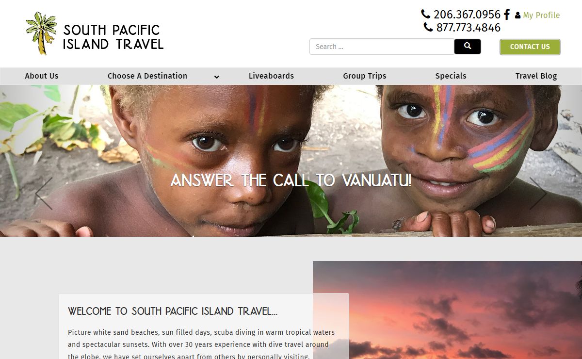 Home - South Pacific Island Travel