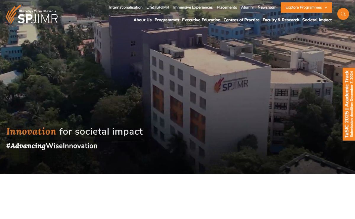 SP Jain Institute of Management & Research (SPJIMR) - Top Ranked Business School