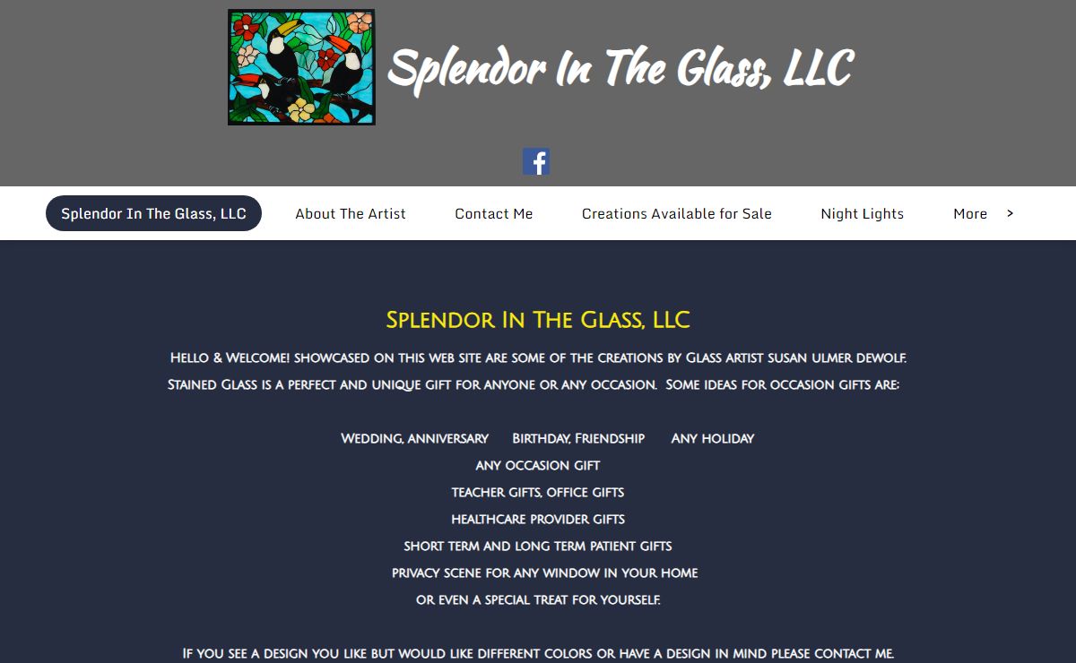 Splendor In The Glass LLC - Home