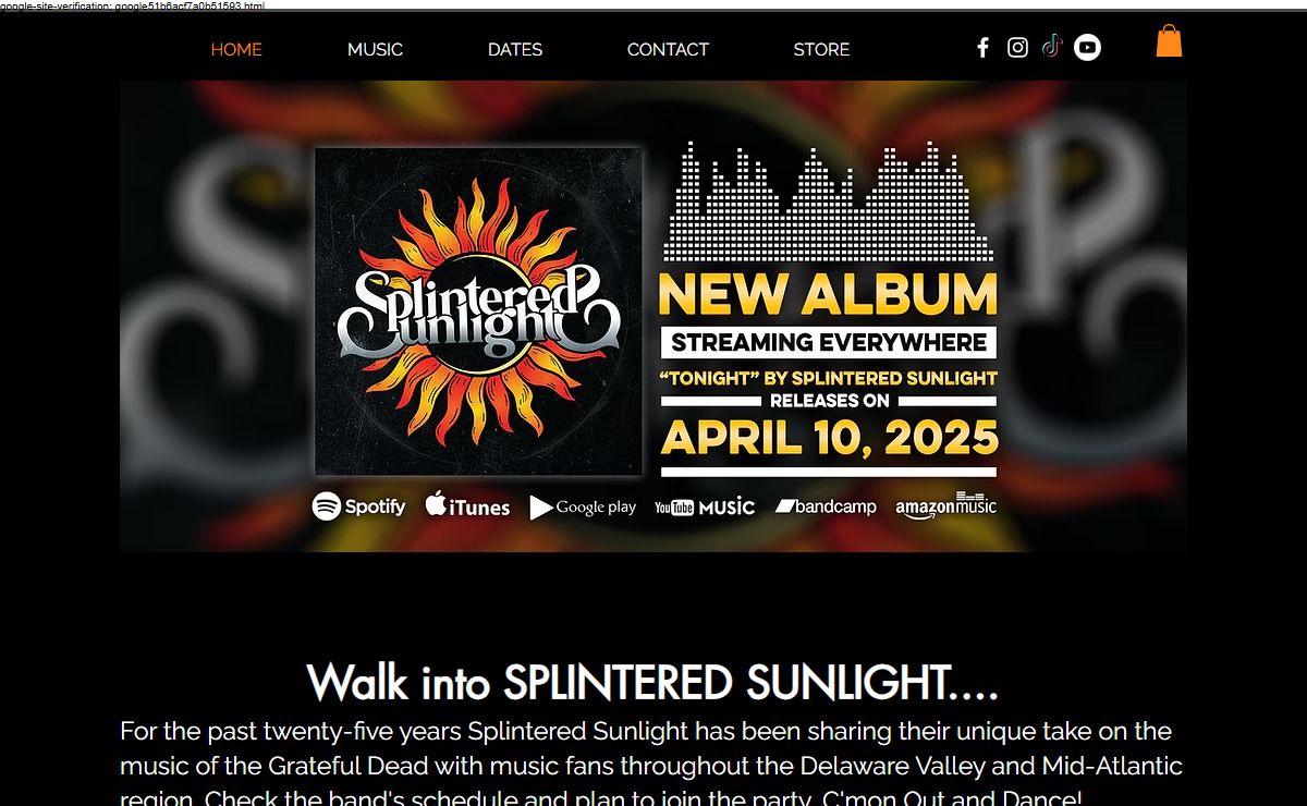 Splintered Sunlight | Grateful Dead Tribute