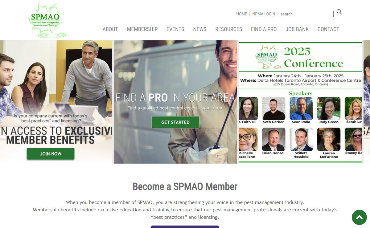 SPMAO | Structural Pest Management Association of Ontario