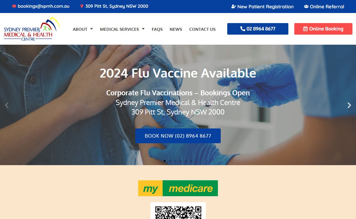 Sydney Pitt Street CBD Medical Centre, Medical Practice Sydney City