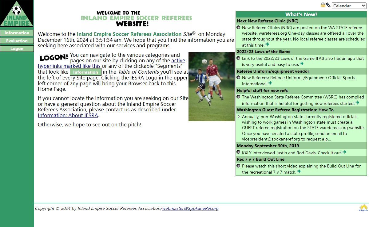 Inland Empire Soccer Referees Association