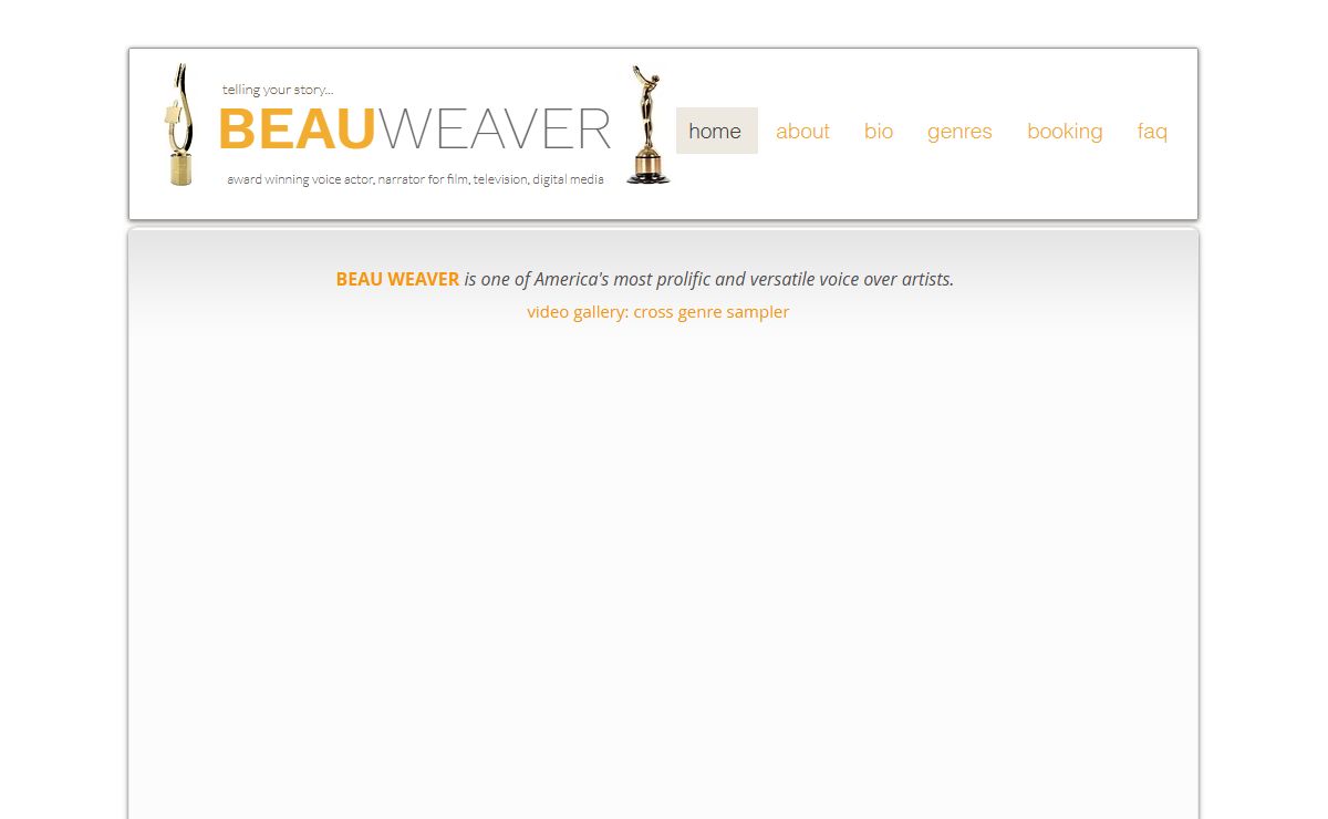Beau Weaver Hollywood Voice Over Actor Narrator Announcer
