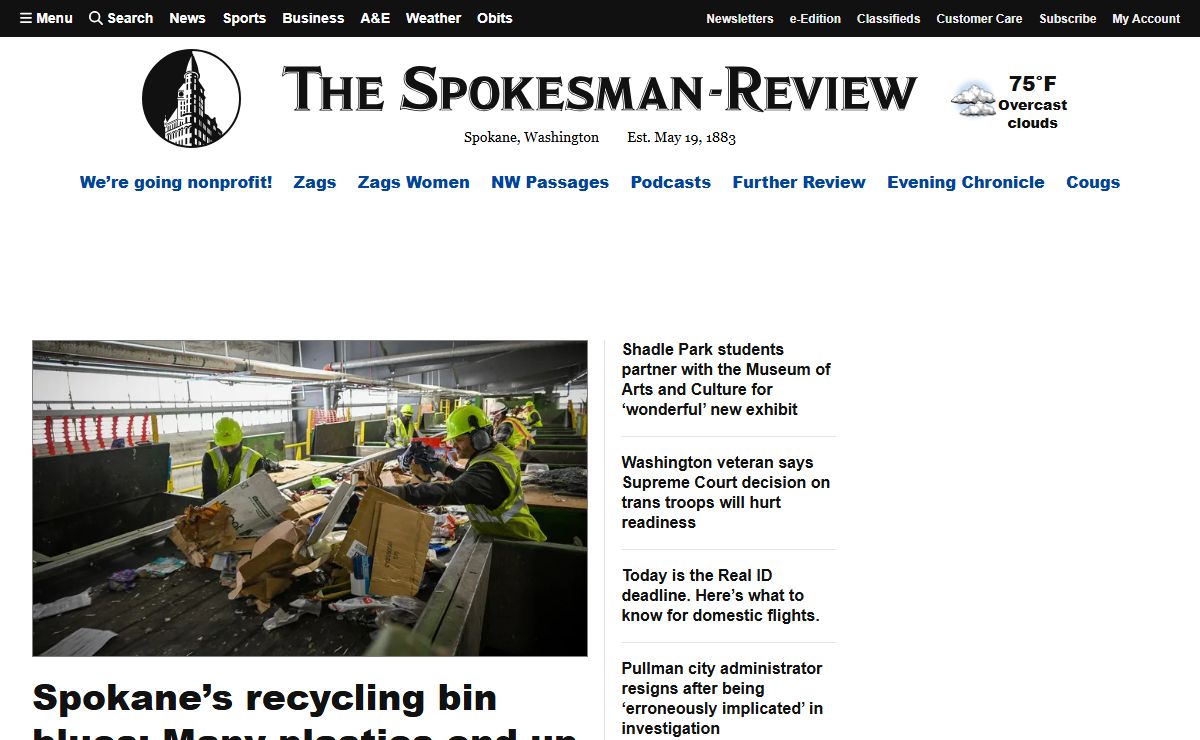 The Spokesman-Review | Local News, Business, Entertainment, Sports & Weather for Eastern Washington