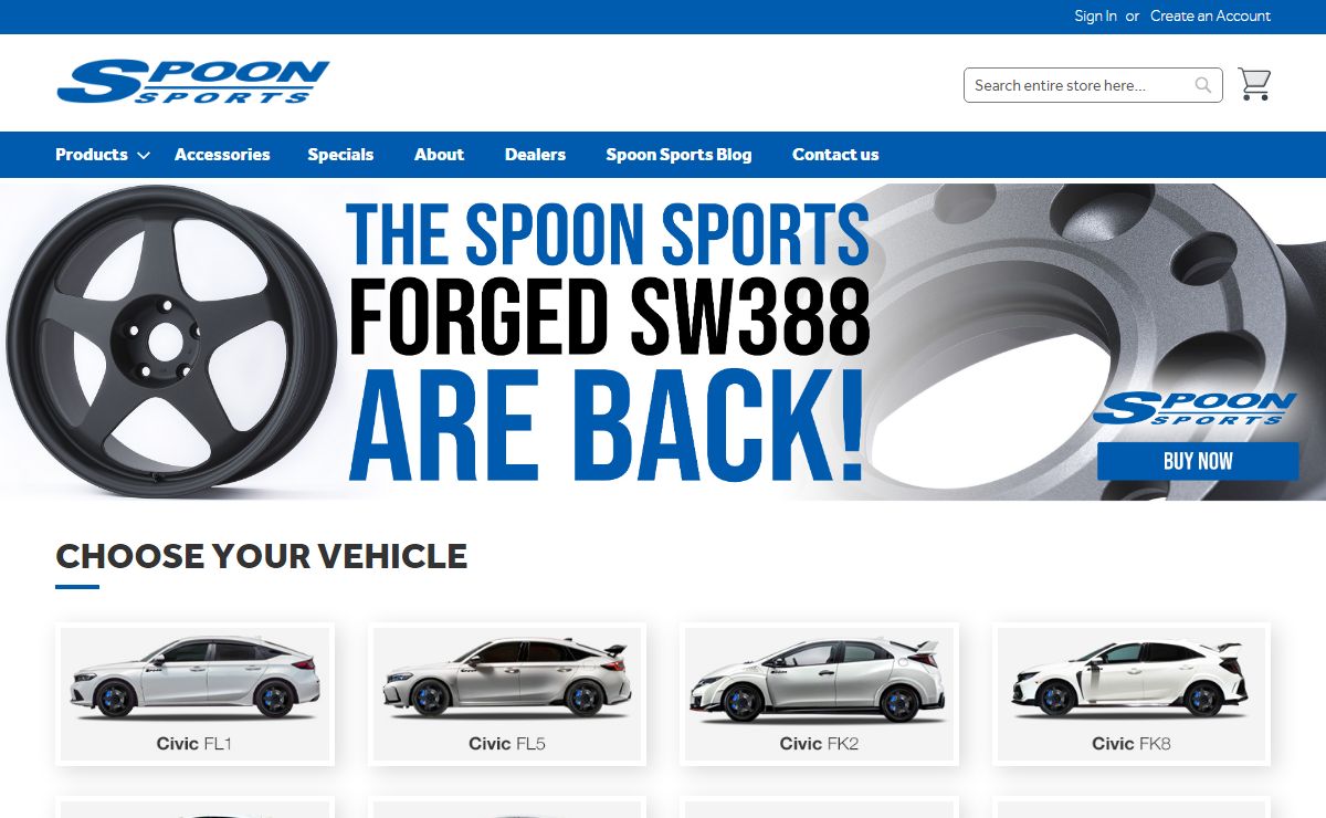 Spoon Sports Europe, Spoon Sports - Honda, S2000, Civic, Integra, Accord, CRZ, Jazz, Rigid Collar