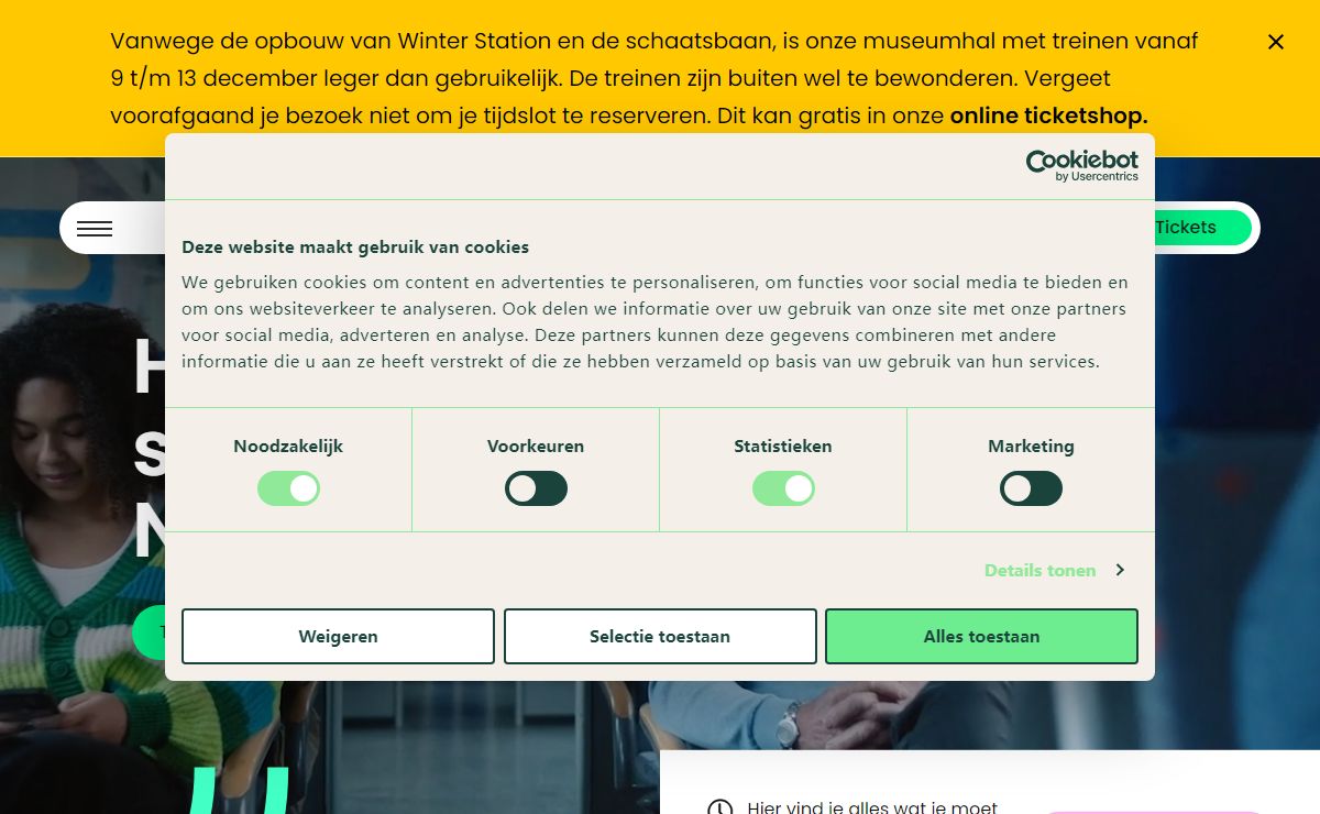 Kom naar het Spoorwegmuseum | Het leukste station van Nederland