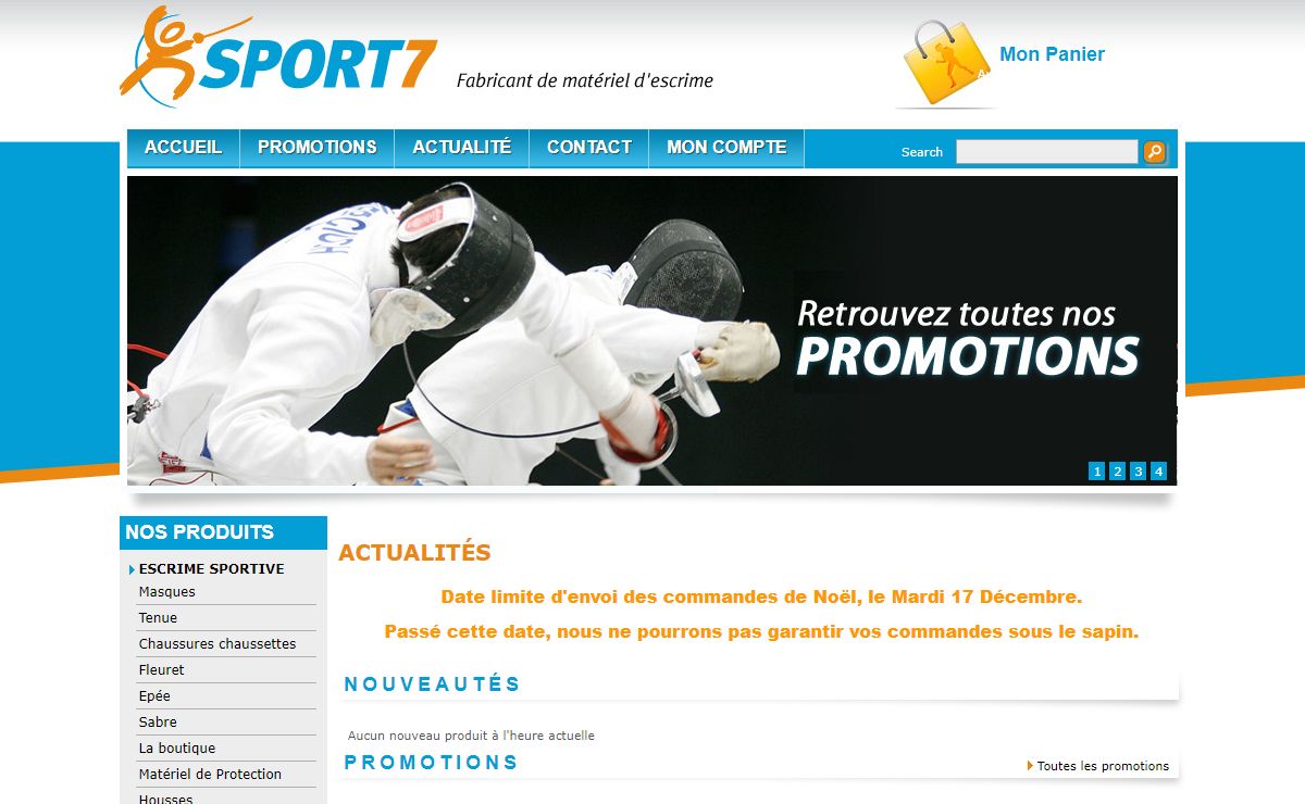 Sport 7 | Fabriquant de matériel d'escrime - Sport 7