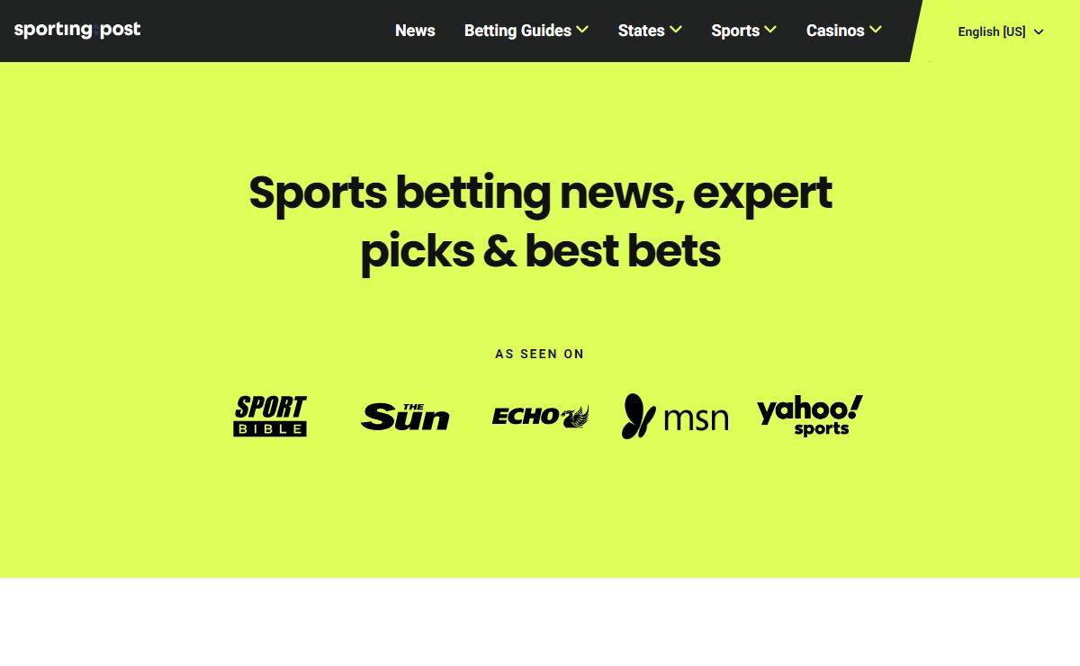 Sporting Post: Sports betting news, expert picks & best bets