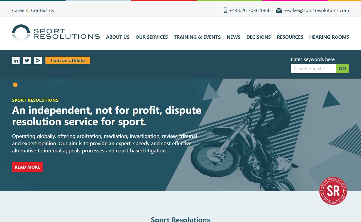 Sport Resolutions | Sports Dispute Resolution Service