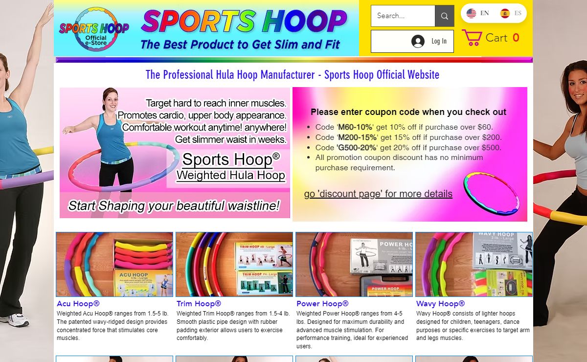 Hula hoop | Weighted Hula Hoop | Sports Hoop Official