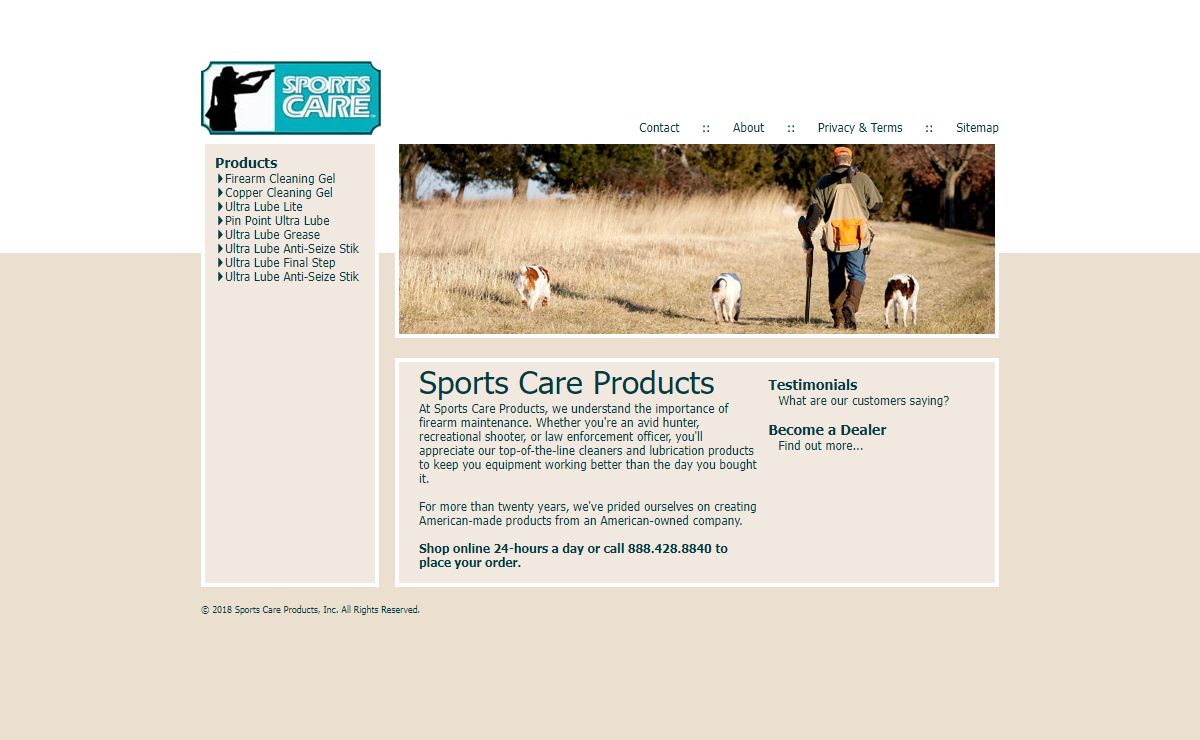 Sports Care Products, Inc. - Your go-to brand for firearm maintainence
