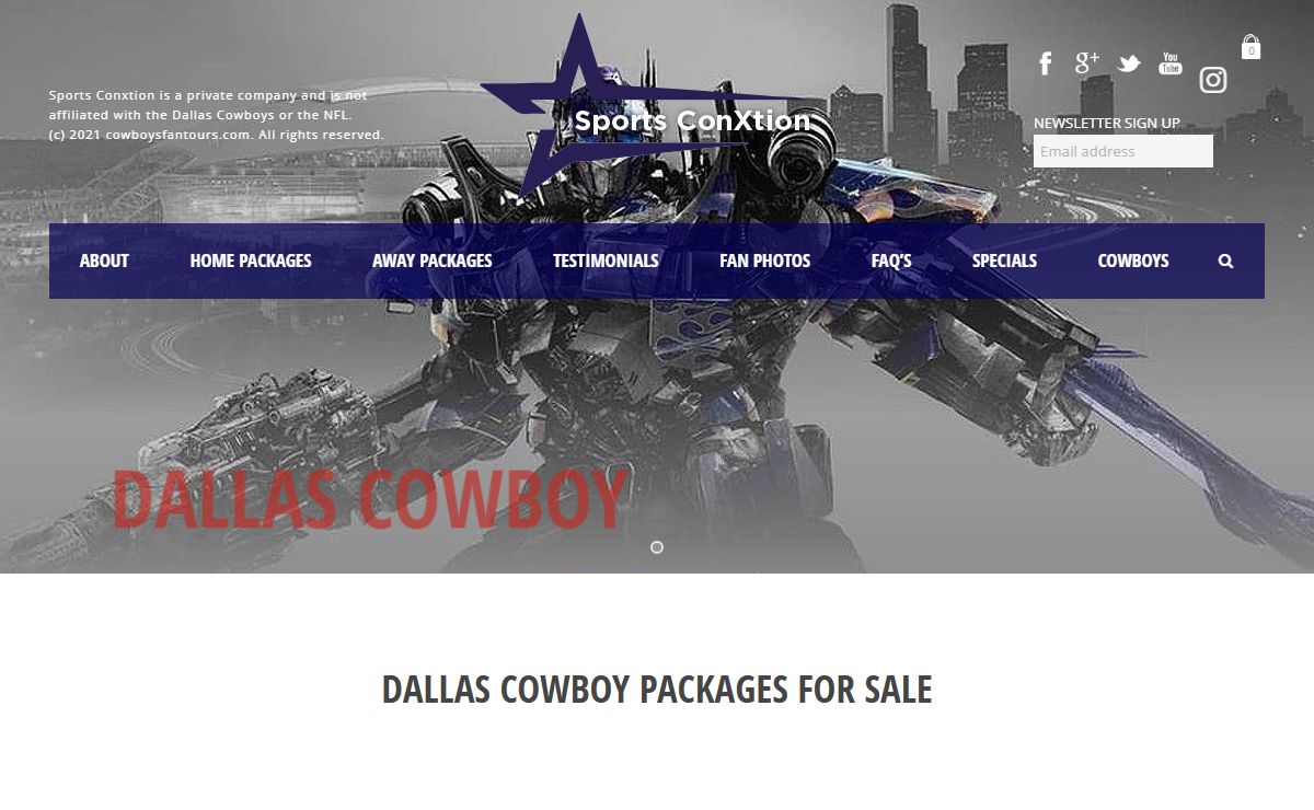 Dallas Cowboy Packages | Sports Conxtion