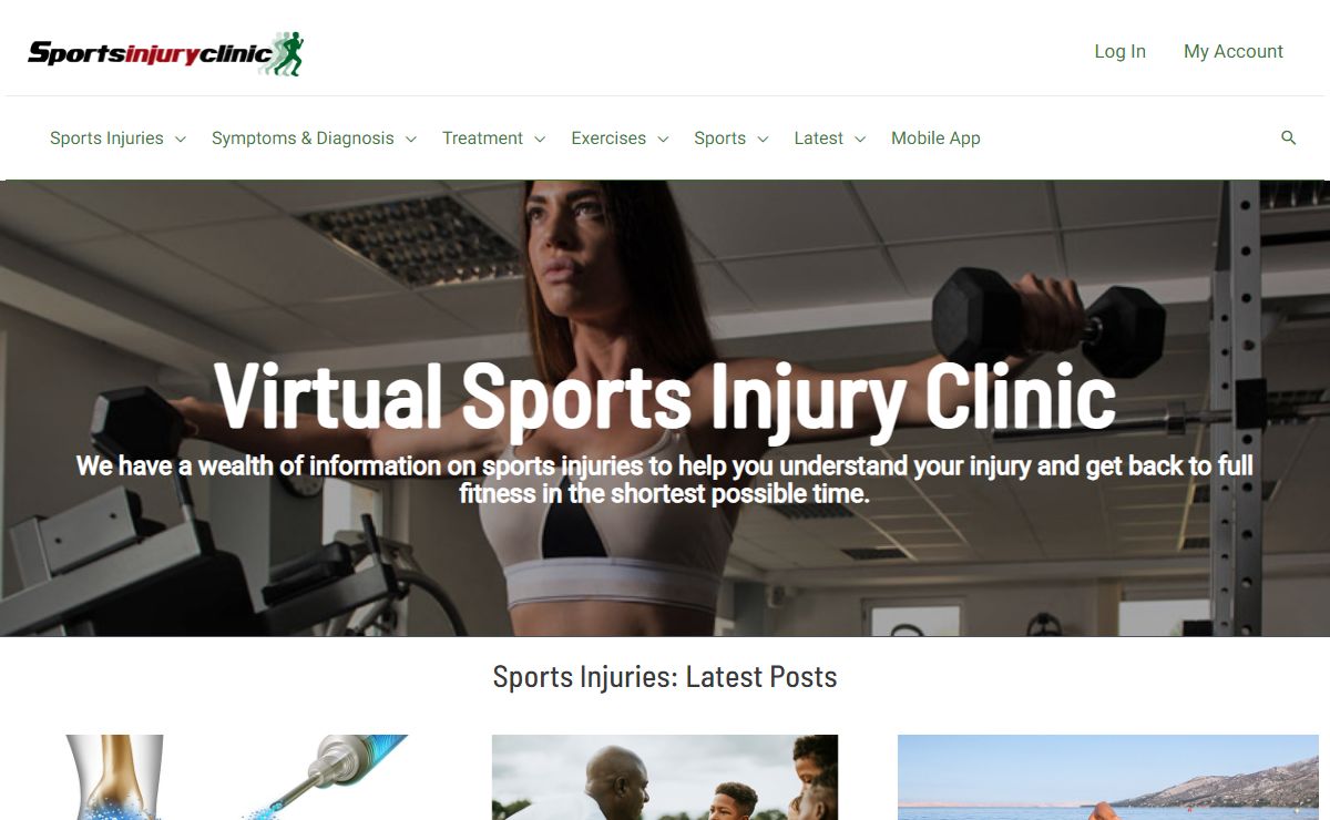 Virtual Sports Injury Clinic - Treatment & Rehabilitation