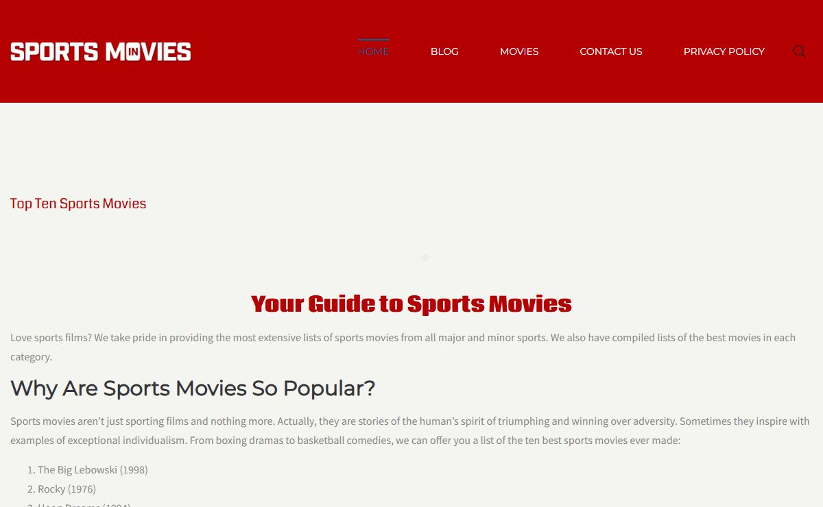 Sports in Movies | Betting and Casino Industry Themed Movies