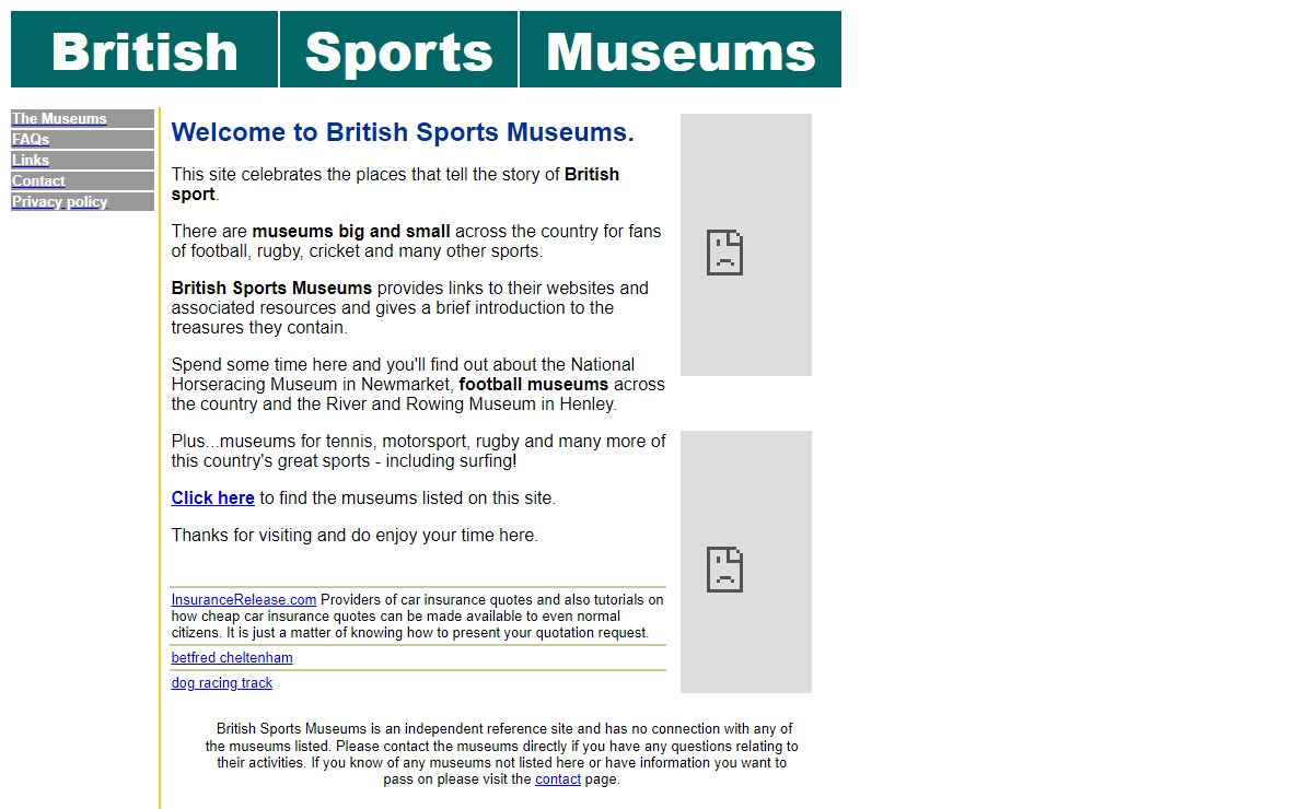 British Sports Museums