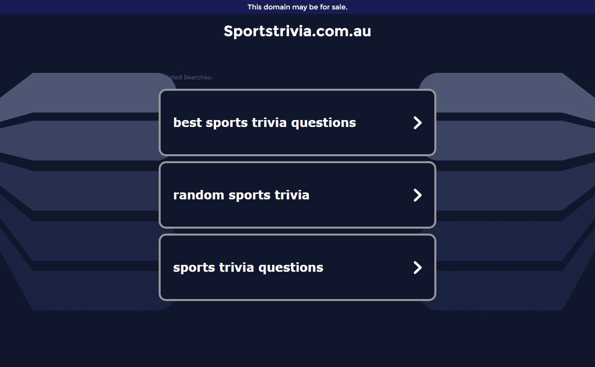 Sportstrivia.com.au