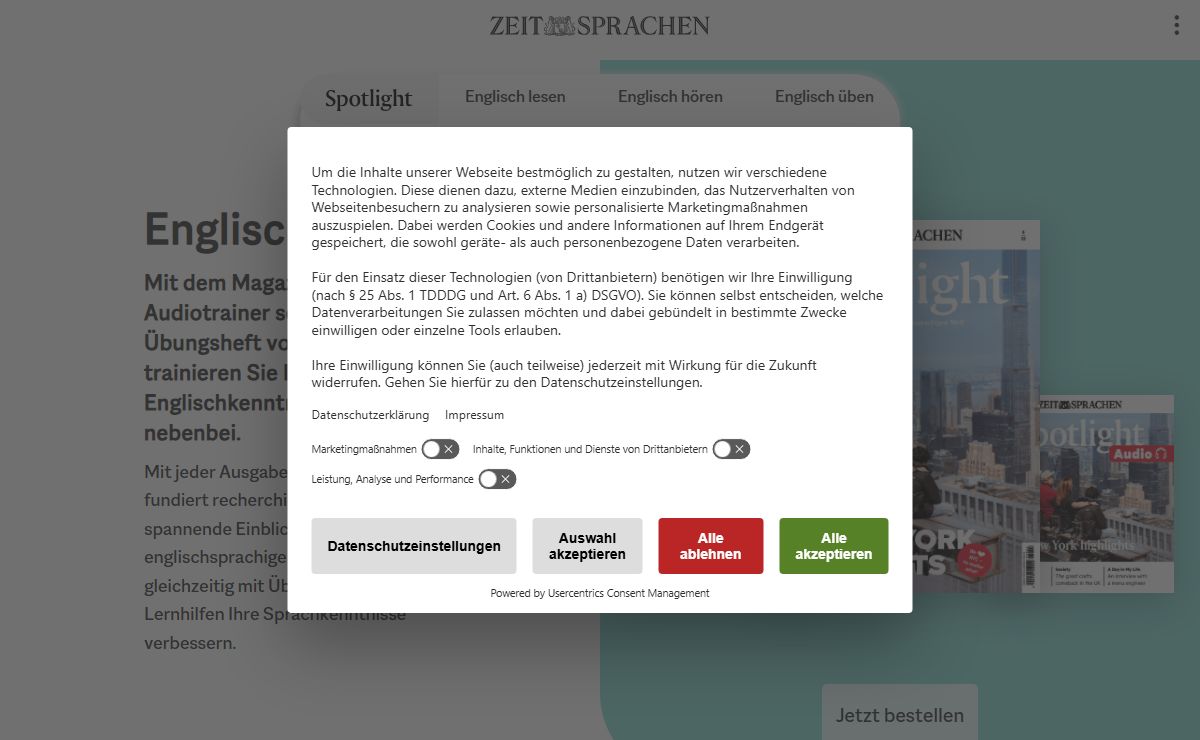 Spotlight: das Magazin zum Englischlernen | Spotlight Sprachmagazin