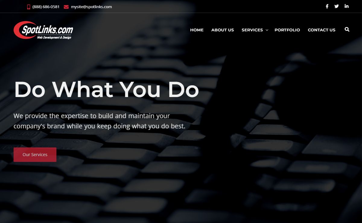 SpotLinks Web Development and Design